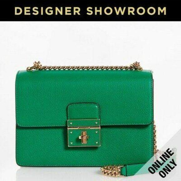 Dolce & Gabbana Rosalia Leather Convertible Bag - Picture 1 of 8